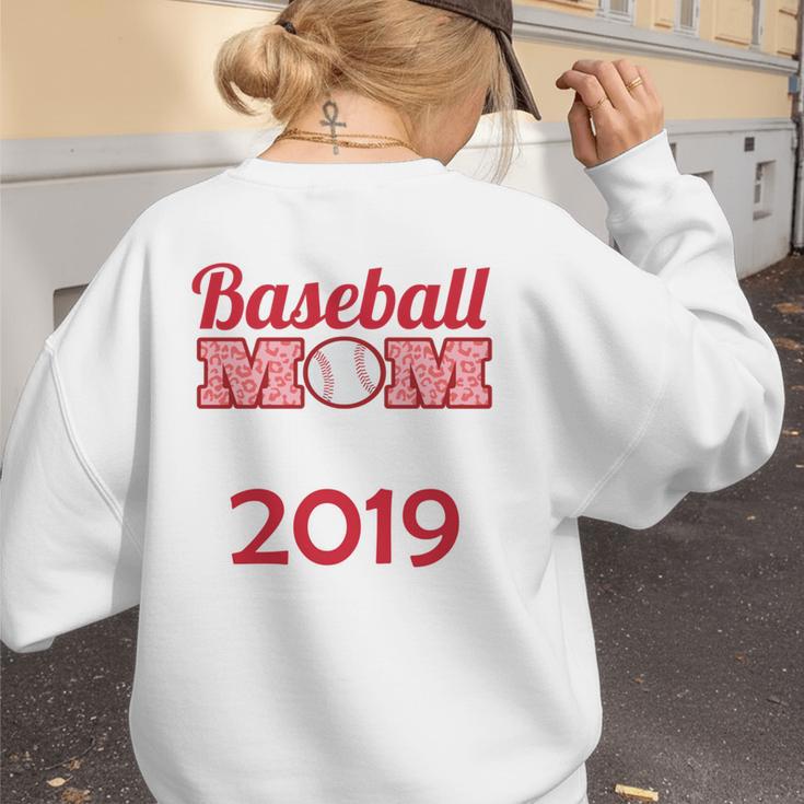 Baseball Mom Since 2019 Women's Sweatshirt Back Print
