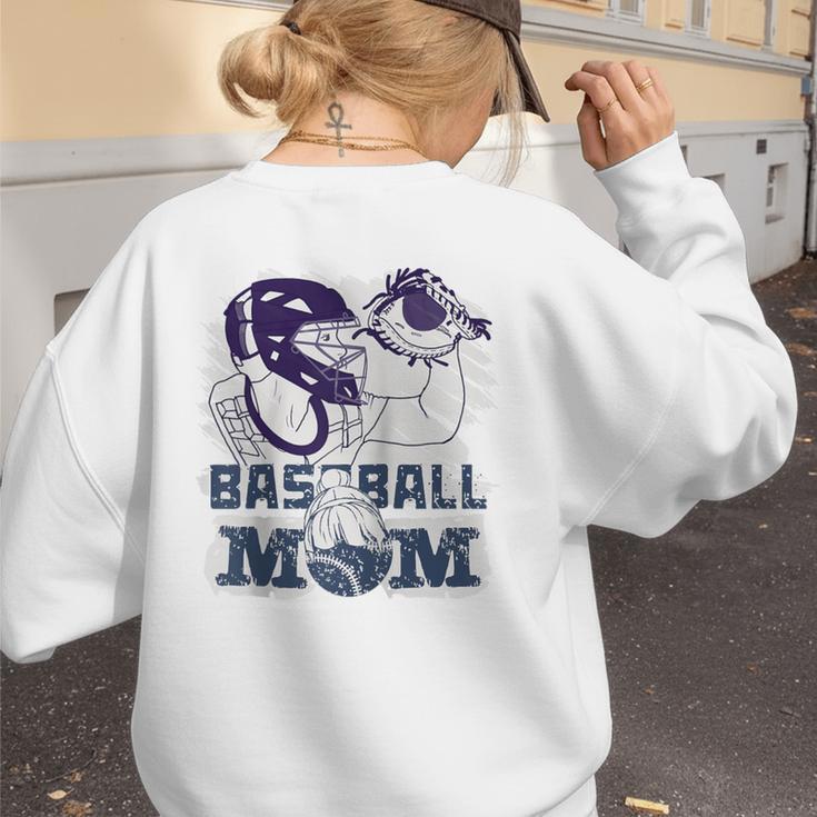 Baseball Mom Cute Design Sports & Softball Nostalgia Tee Raglan Baseball Tee Women's Sweatshirt Back Print Baseball Mom Cute Design Sports & Softball Nostalgia Tee Raglan Baseball Tee Women's Sweatshirt Back Print