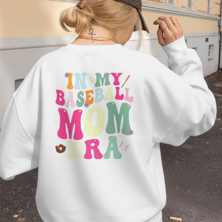 In My Baseball Mom Era Baseball Mama Premium Women's Sweatshirt Back Print In My Baseball Mom Era Baseball Mama Premium Women's Sweatshirt Back Print