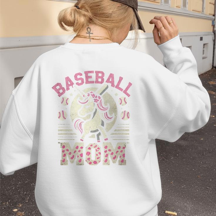 Baseball Mom Mama Mother's Dog In My Baseball Mom Era Women's Sweatshirt Back Print Baseball Mom Mama Mother's Dog In My Baseball Mom Era Women's Sweatshirt Back Print