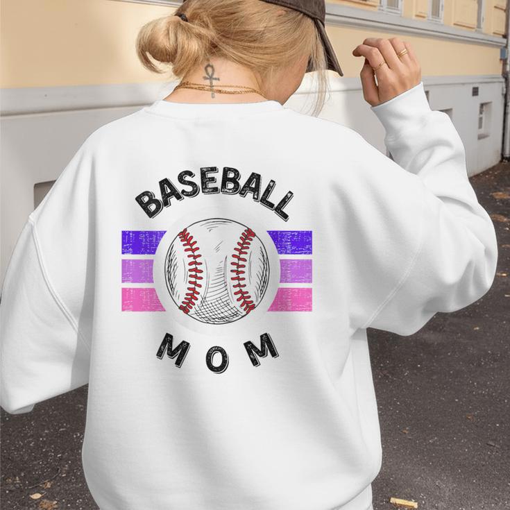 Baseball Mom Sports Mom Proud Baseball Mom Women's Sweatshirt Back Print Baseball Mom Sports Mom Proud Baseball Mom Women's Sweatshirt Back Print