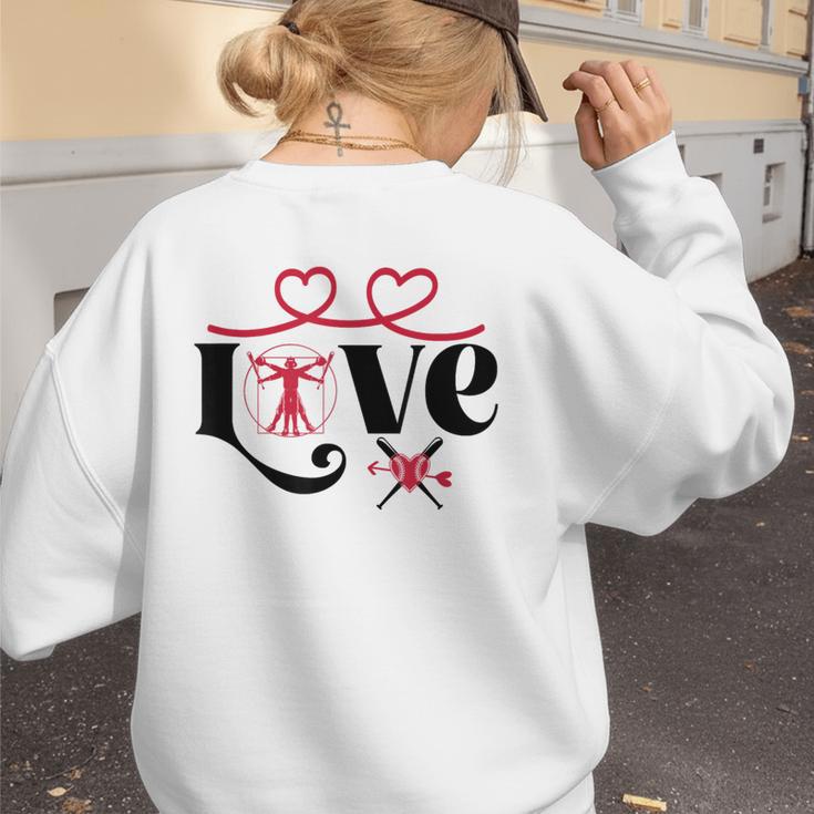 Baseball Softball Baseball Mom LOVE Baseball Women's Sweatshirt Back Print Baseball Softball Baseball Mom LOVE Baseball Women's Sweatshirt Back Print
