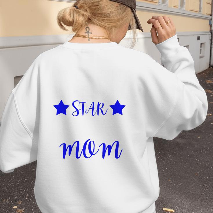 BASEBALL STAR MOM Sporty Design For Proud Baseball Moms Women's Sweatshirt Back Print BASEBALL STAR MOM Sporty Design For Proud Baseball Moms Women's Sweatshirt Back Print