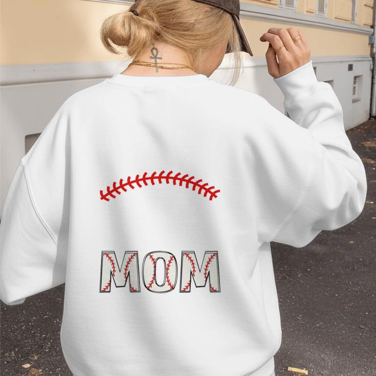 My Favorite Player Calls Me Mom Baseball Mom Women's Sweatshirt Back Print My Favorite Player Calls Me Mom Baseball Mom Women's Sweatshirt Back Print