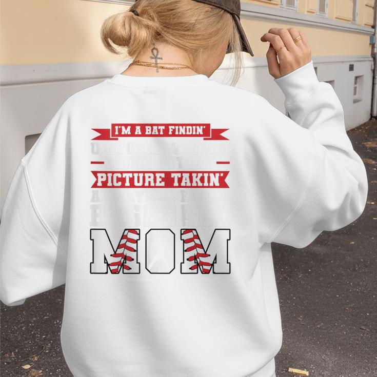 I'm a Bat Findin Washin' Baseball Mom Baseball Women's Sweatshirt Back Print I'm a Bat Findin Washin' Baseball Mom Baseball Women's Sweatshirt Back Print