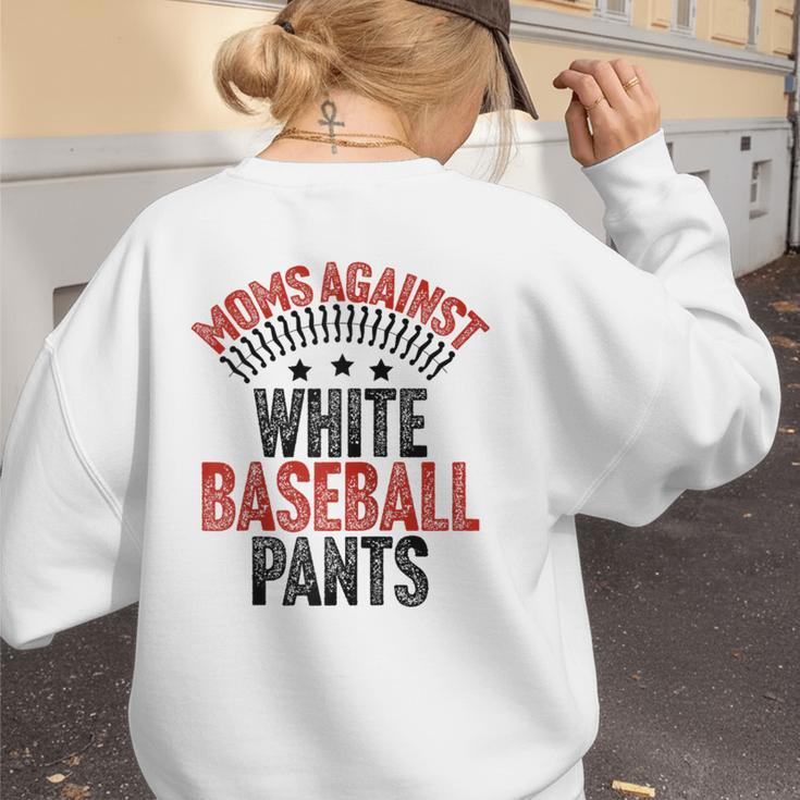 Moms Against Baseball Pants Season Baseball Mom Raglan Baseball Tee Women's Sweatshirt Back Print Moms Against Baseball Pants Season Baseball Mom Raglan Baseball Tee Women's Sweatshirt Back Print