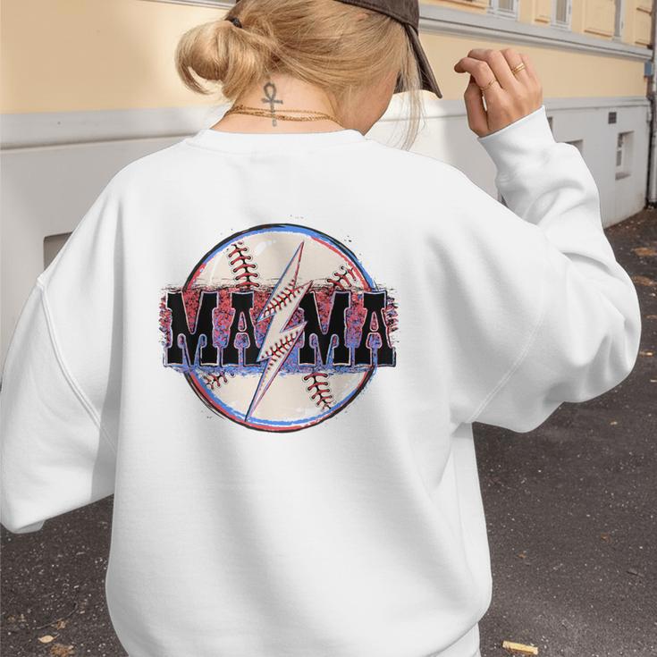 T Ball Mama Baseball Mama Baseball Mom Women's Sweatshirt Back Print T Ball Mama Baseball Mama Baseball Mom Women's Sweatshirt Back Print