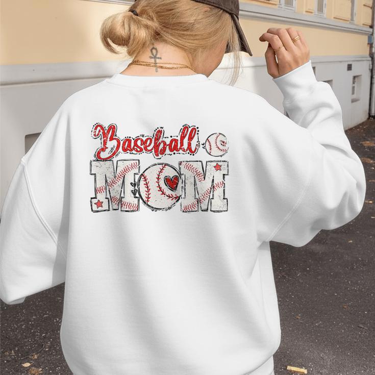Vintage Baseball Mom Sport Humor Raglan Baseball Tee Women's Sweatshirt Back Print Vintage Baseball Mom Sport Humor Raglan Baseball Tee Women's Sweatshirt Back Print