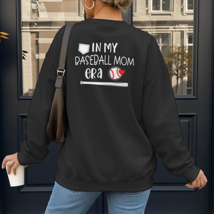 Baseball Mom 2024 In My Baseball Mom Era Gameday Women's Sweatshirt Back Print