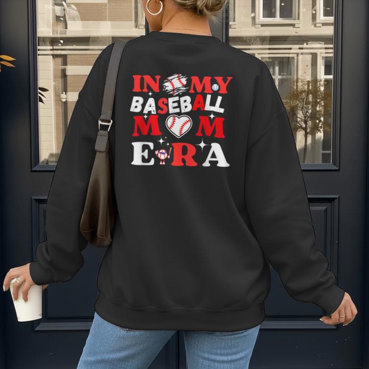 In My Baseball Mom Era Endless Memories Stylish Tribute Women's Sweatshirt Back Print