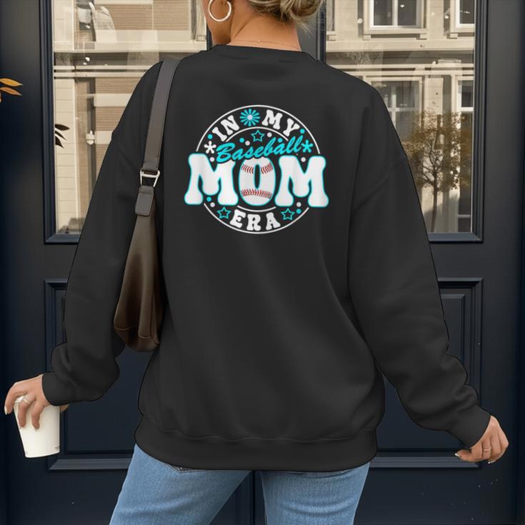 Baseball Mom Era Game Day Women's Women's Sweatshirt Back Print