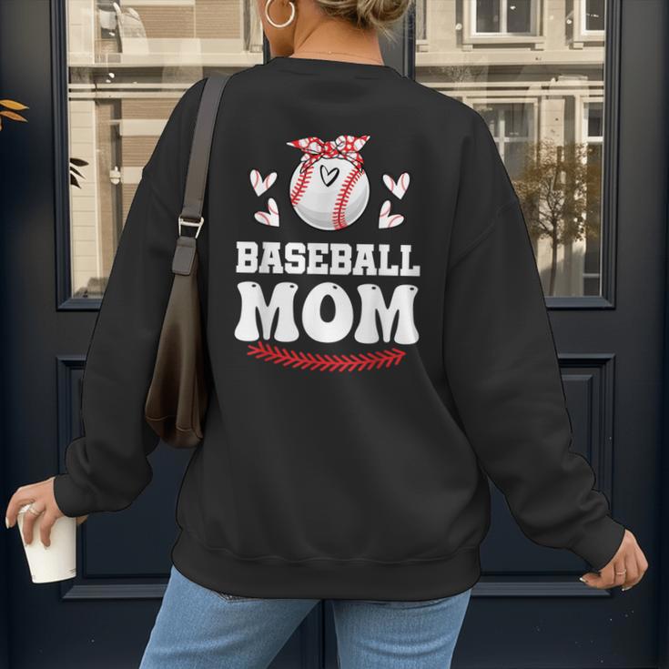 Baseball Mom Shirt Mama Women Baseball Shirt For Women's Sweatshirt Back Print Baseball Mom Shirt Mama Women Baseball Shirt For Women's Sweatshirt Back Print