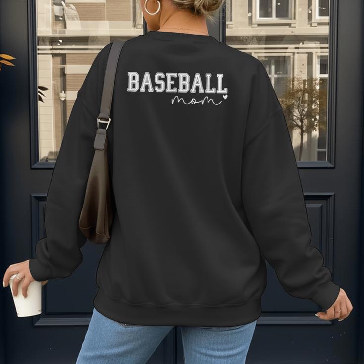 Baseball Mom Tee Mother's Day Family Baseball Women's Sweatshirt Back Print Baseball Mom Tee Mother's Day Family Baseball Women's Sweatshirt Back Print