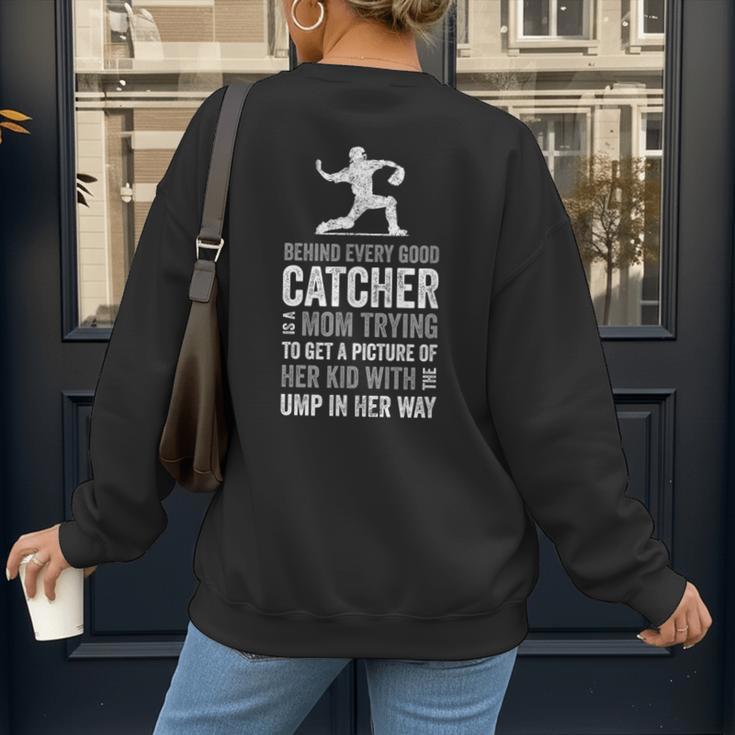 Baseball Mom Tee Baseball Player Mom Women's Sweatshirt Back Print Baseball Mom Tee Baseball Player Mom Women's Sweatshirt Back Print