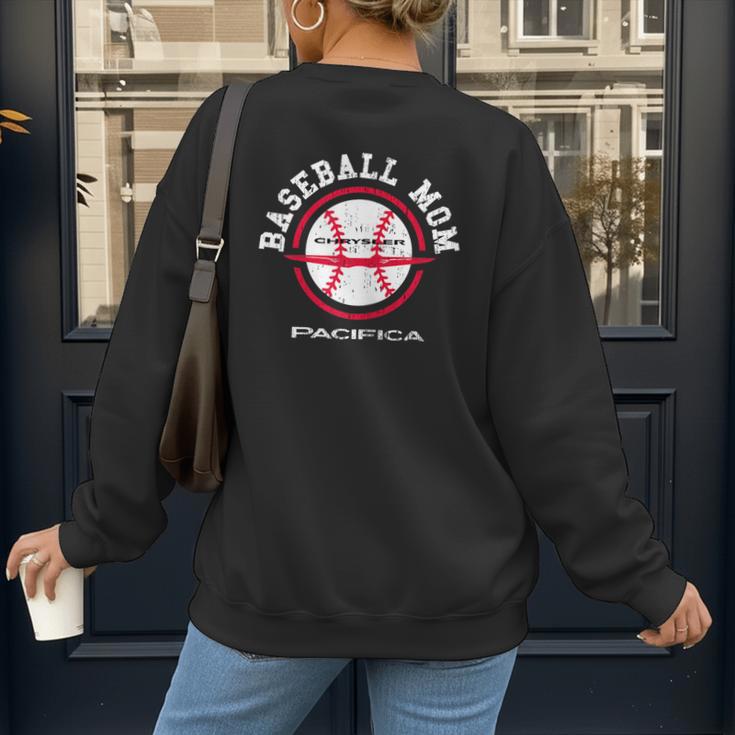 Chrysler Pacifica Baseball Mom Women's Sweatshirt Back Print Chrysler Pacifica Baseball Mom Women's Sweatshirt Back Print