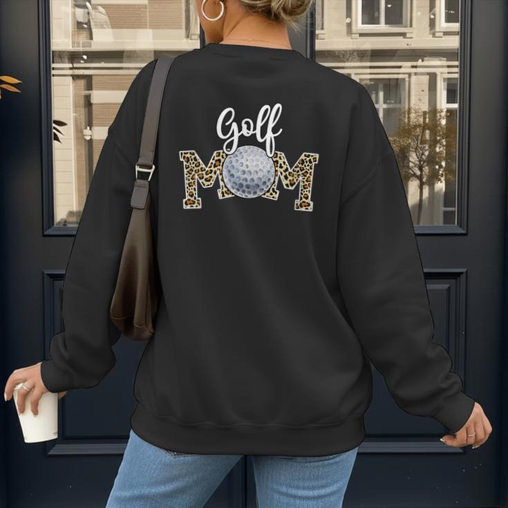 Golf Mom Dance Mom Baseball Mom Mother Day Women's Sweatshirt Back Print