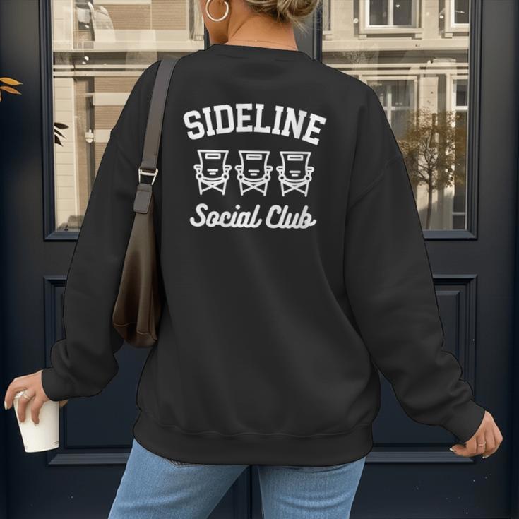 Sideline Social Club Baseball Mom 2024 Mother's Day Women's Sweatshirt Back Print Sideline Social Club Baseball Mom 2024 Mother's Day Women's Sweatshirt Back Print