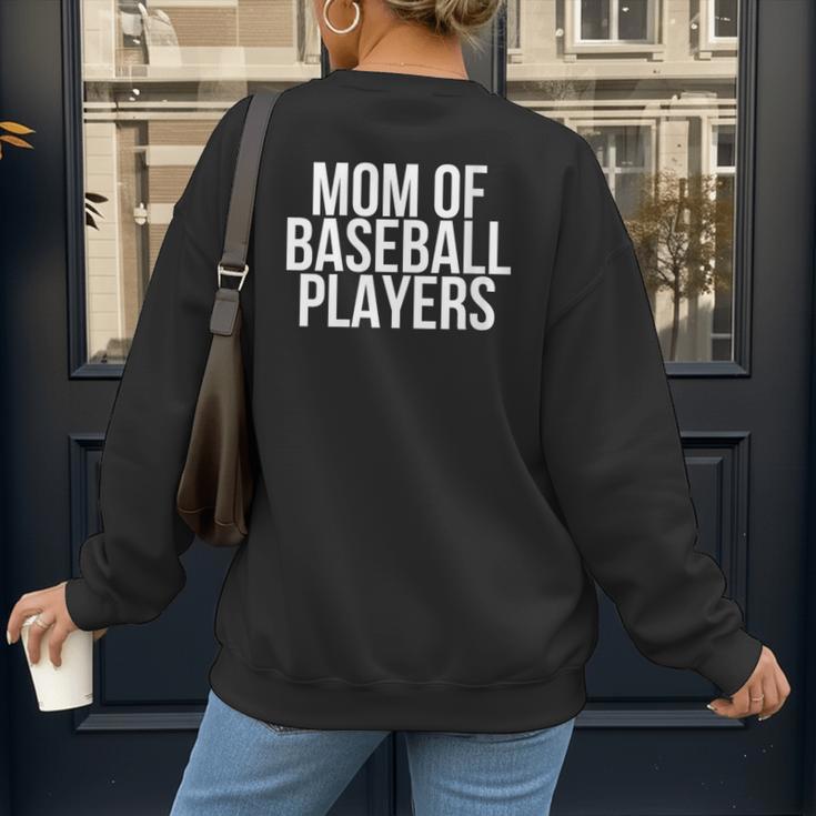 Stressed Baseball Mom Son Daughter Proud Mother's Day Women's Sweatshirt Back Print Stressed Baseball Mom Son Daughter Proud Mother's Day Women's Sweatshirt Back Print