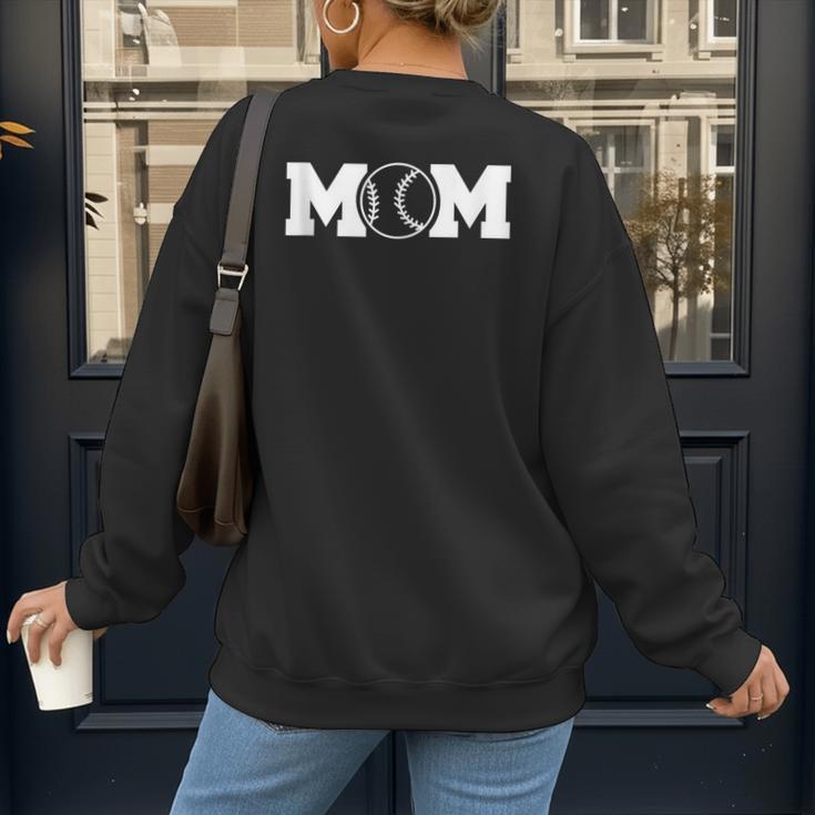 Women Baseball Mom Women's Sweatshirt Back Print