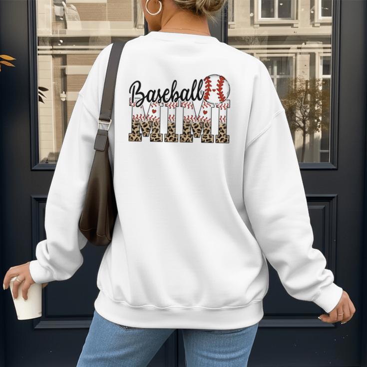 Baseball Mimi Women BallPark Mimi Baseball Mom Mother's Day Women's Sweatshirt Back Print Baseball Mimi Women BallPark Mimi Baseball Mom Mother's Day Women's Sweatshirt Back Print