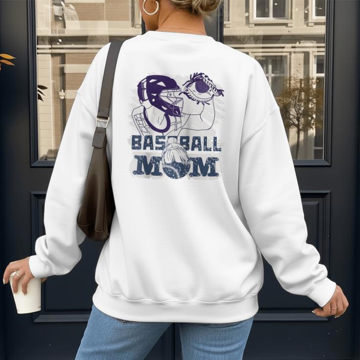 Baseball Mom Cute Design Sports & Softball Nostalgia Tee Raglan Baseball Tee Women's Sweatshirt Back Print Baseball Mom Cute Design Sports & Softball Nostalgia Tee Raglan Baseball Tee Women's Sweatshirt Back Print