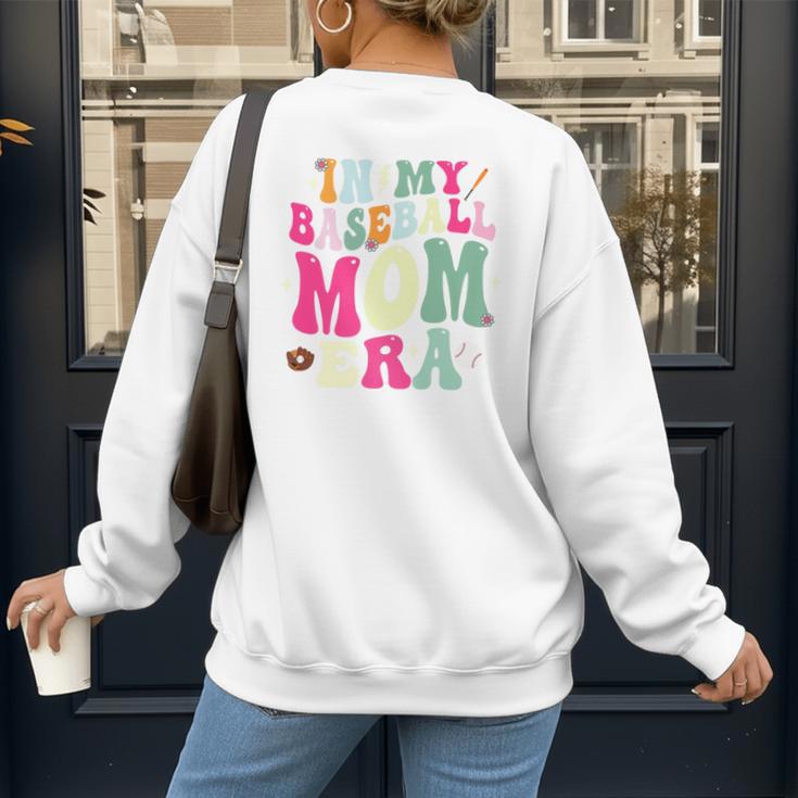 In My Baseball Mom Era Baseball Mama Premium Women's Sweatshirt Back Print In My Baseball Mom Era Baseball Mama Premium Women's Sweatshirt Back Print