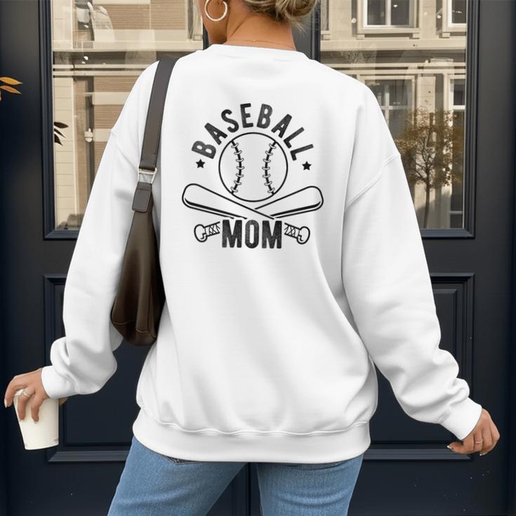 Baseball Mom Homerun Best Mom Sport Athlete Women's Sweatshirt Back Print Baseball Mom Homerun Best Mom Sport Athlete Women's Sweatshirt Back Print