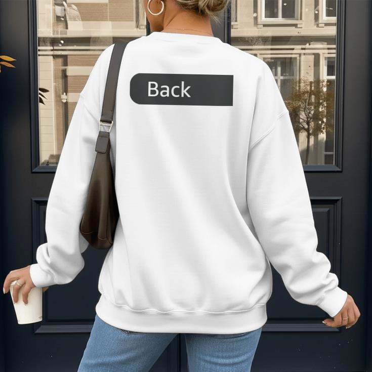 Baseball Mom Moms Against Baseball Pants On Back Women's Sweatshirt Back Print Baseball Mom Moms Against Baseball Pants On Back Women's Sweatshirt Back Print