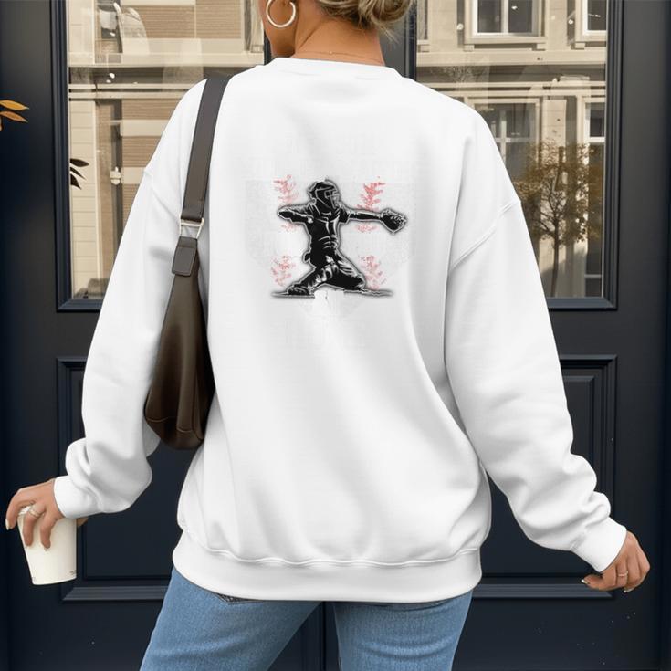 Baseball Mom My Son Will Be Waiting For You At Home Premium Tri-Blend Women's Sweatshirt Back Print Baseball Mom My Son Will Be Waiting For You At Home Premium Tri-Blend Women's Sweatshirt Back Print