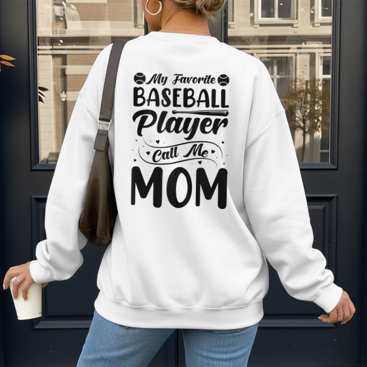 Baseball Mom Women Girls Daughter Mother Baseball Player Women's Sweatshirt Back Print Baseball Mom Women Girls Daughter Mother Baseball Player Women's Sweatshirt Back Print