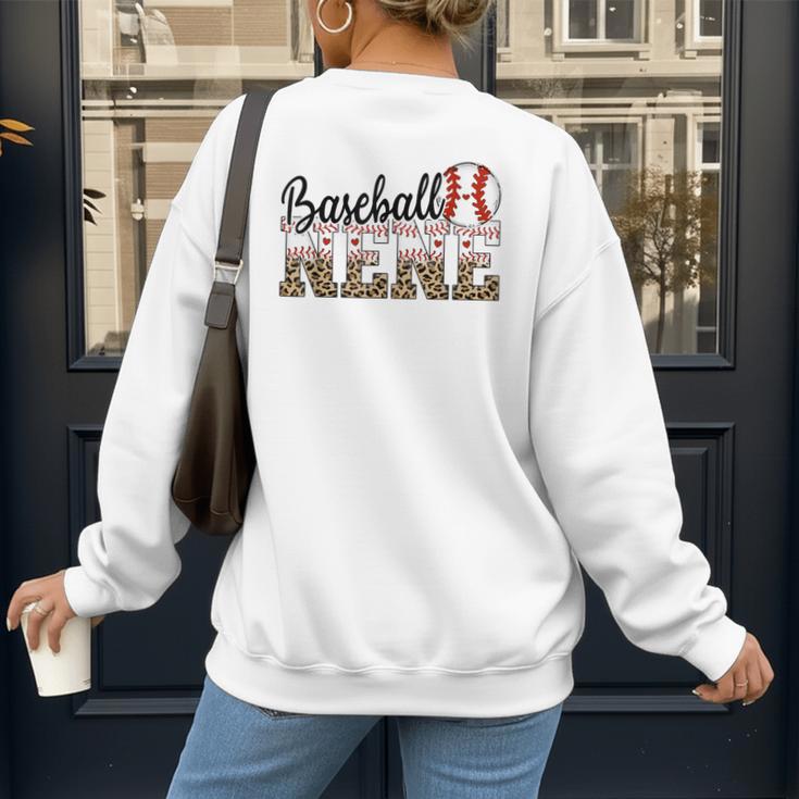 Baseball Nene Women BallPark Nene Baseball Mom Mother's Day Women's Sweatshirt Back Print Baseball Nene Women BallPark Nene Baseball Mom Mother's Day Women's Sweatshirt Back Print
