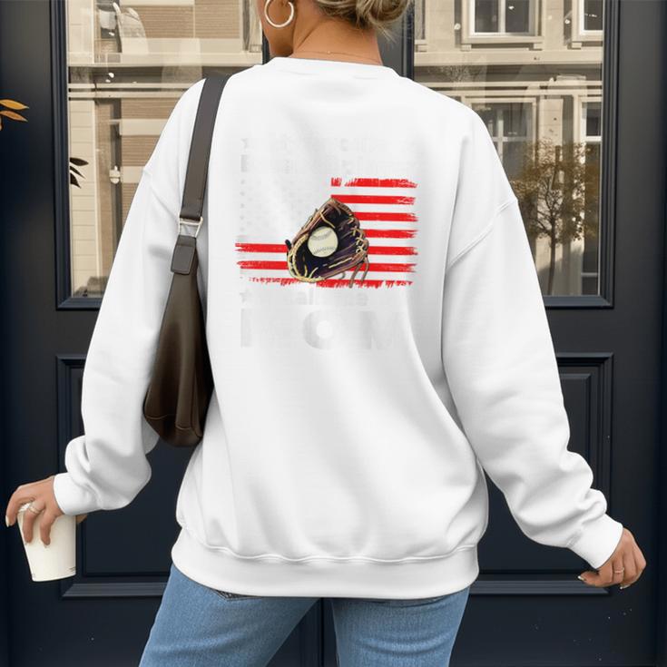 My Baseball Player Calls Me Mom Baseball Mom Women's Sweatshirt Back Print My Baseball Player Calls Me Mom Baseball Mom Women's Sweatshirt Back Print