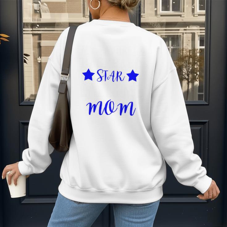 BASEBALL STAR MOM Sporty Design For Proud Baseball Moms Women's Sweatshirt Back Print BASEBALL STAR MOM Sporty Design For Proud Baseball Moms Women's Sweatshirt Back Print