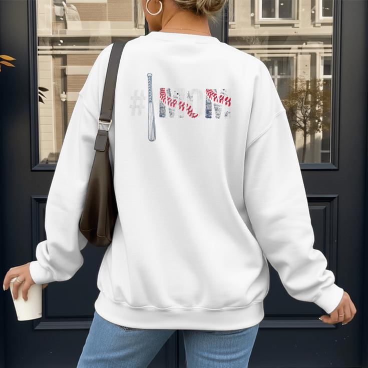 Number One Baseball Mom For Mothers Day Baseball Mommy Raglan Baseball Tee Women's Sweatshirt Back Print Number One Baseball Mom For Mothers Day Baseball Mommy Raglan Baseball Tee Women's Sweatshirt Back Print