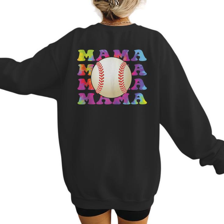 Baseball Mama Sport Women Proud Baseball Mom Women's Sweatshirt Back Print