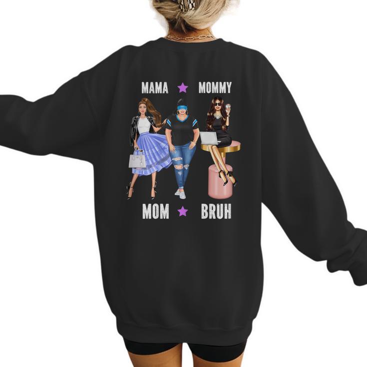 Sassy Baseball Mom  Sassy Classy Elegant Women's Sweatshirt Back Print