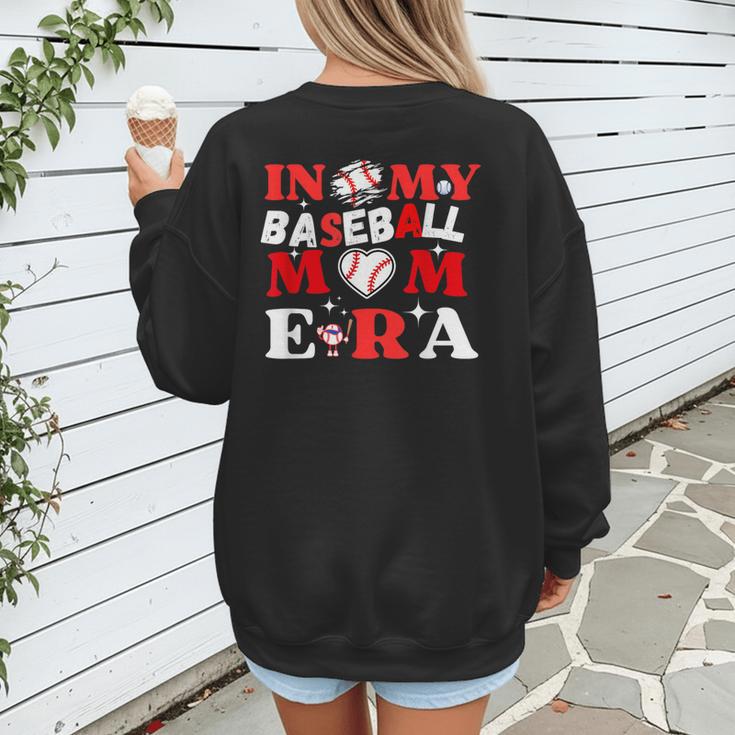 In My Baseball Mom Era Endless Memories Stylish Tribute Women's Sweatshirt Back Print