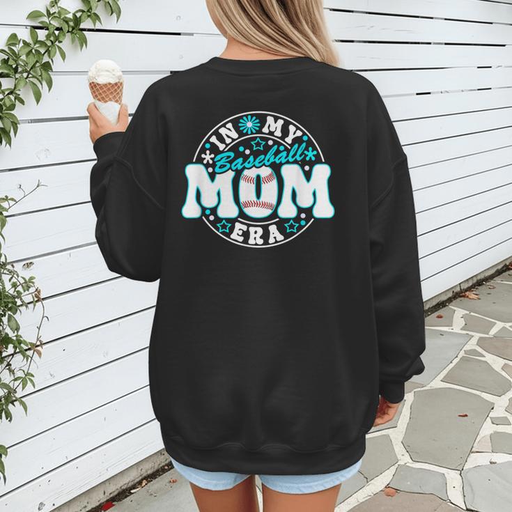 Baseball Mom Era Game Day Women's Women's Sweatshirt Back Print
