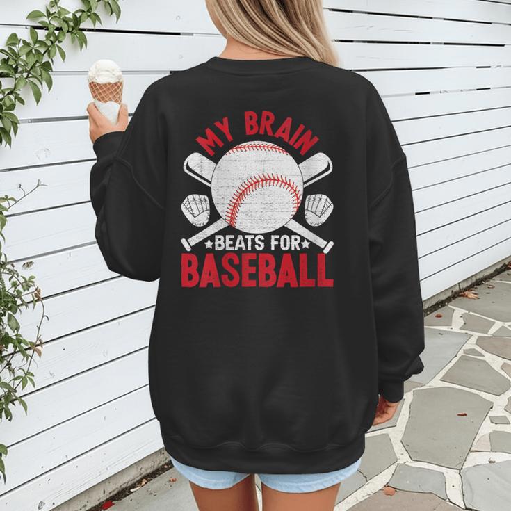 Baseball Mom Meme Quote Women's Sweatshirt Back Print Baseball Mom Meme Quote Women's Sweatshirt Back Print
