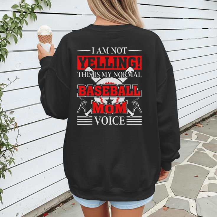 Baseball Mom Baseball Player Baseball Women's Sweatshirt Back Print Baseball Mom Baseball Player Baseball Women's Sweatshirt Back Print