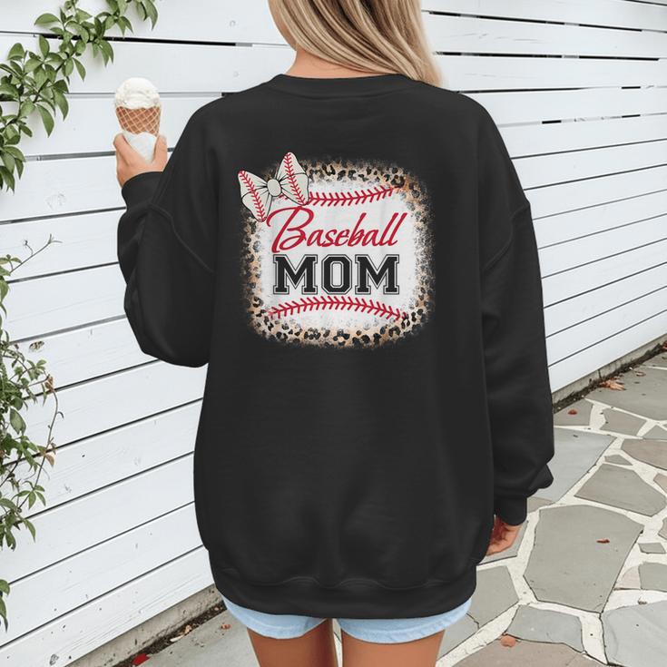 Baseball-Shirt Women Mama Mother Baseball Mom Women's Sweatshirt Back Print Baseball-Shirt Women Mama Mother Baseball Mom Women's Sweatshirt Back Print