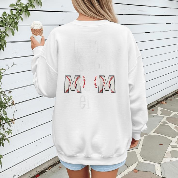 Baseball Mom Era Gameday In My Baseball Mom Era Women's Sweatshirt Back Print