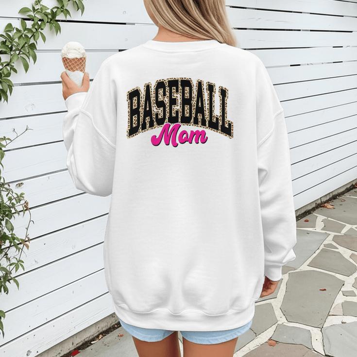 Baseball Mom Leopard Baseball Mama Life Girls Women Baller Premium Women's Sweatshirt Back Print Baseball Mom Leopard Baseball Mama Life Girls Women Baller Premium Women's Sweatshirt Back Print