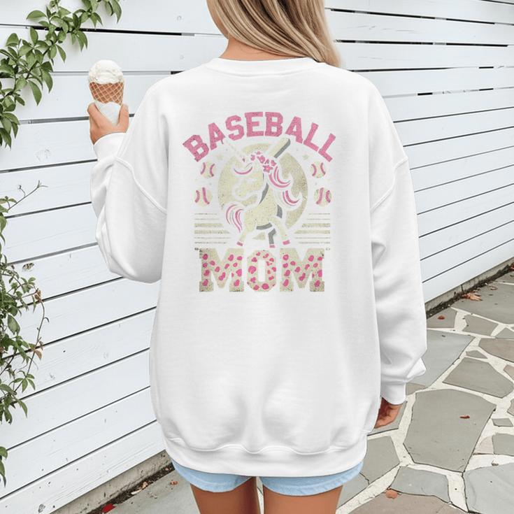 Baseball Mom Mama Mother's Dog In My Baseball Mom Era Women's Sweatshirt Back Print Baseball Mom Mama Mother's Dog In My Baseball Mom Era Women's Sweatshirt Back Print