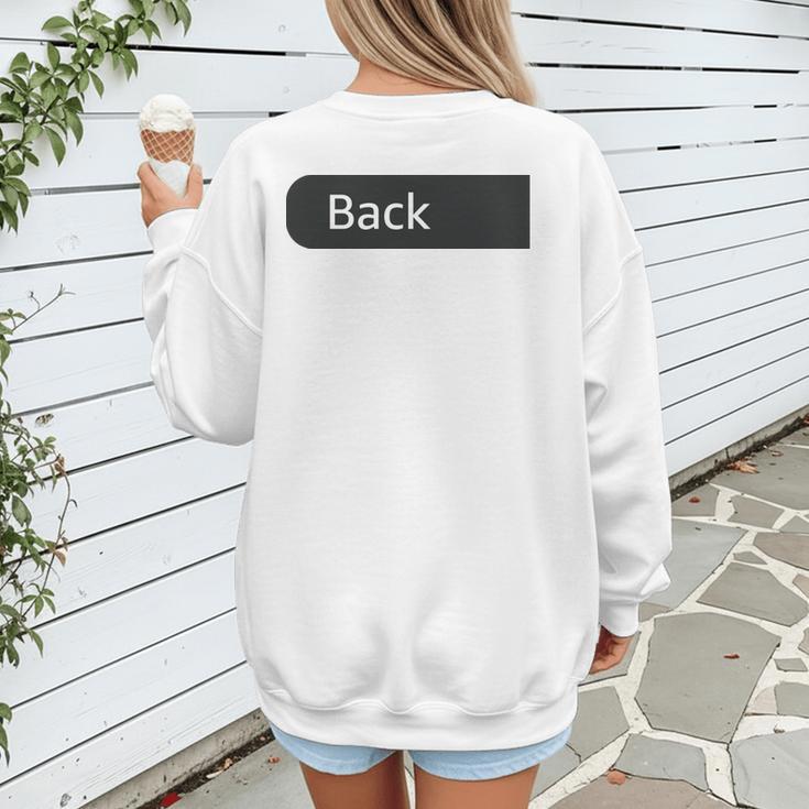 Baseball Mom Moms Against Baseball Pants On Back Women's Sweatshirt Back Print Baseball Mom Moms Against Baseball Pants On Back Women's Sweatshirt Back Print