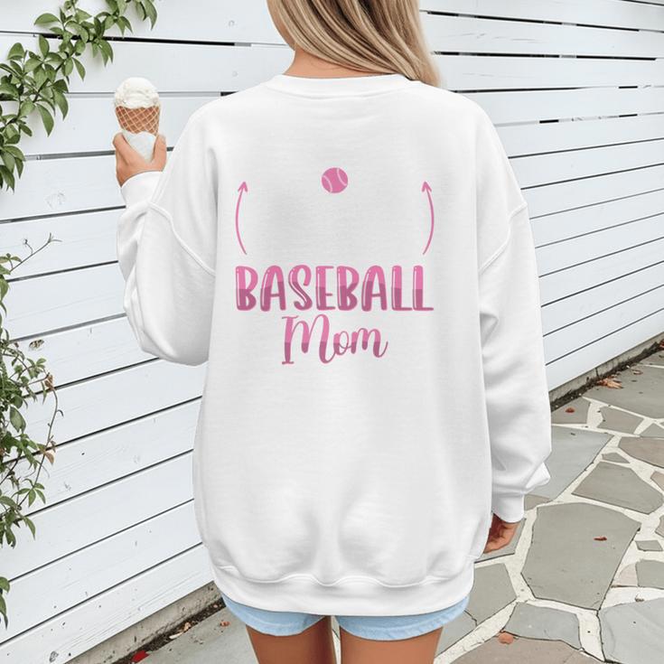 Baseball Mom -This Is What Basketball Mom Looks Like Women's Sweatshirt Back Print Baseball Mom -This Is What Basketball Mom Looks Like Women's Sweatshirt Back Print