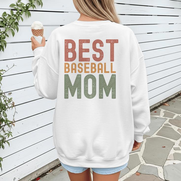 Best Baseball Mom Sports Cute Moms Day Premium Women's Sweatshirt Back Print Best Baseball Mom Sports Cute Moms Day Premium Women's Sweatshirt Back Print