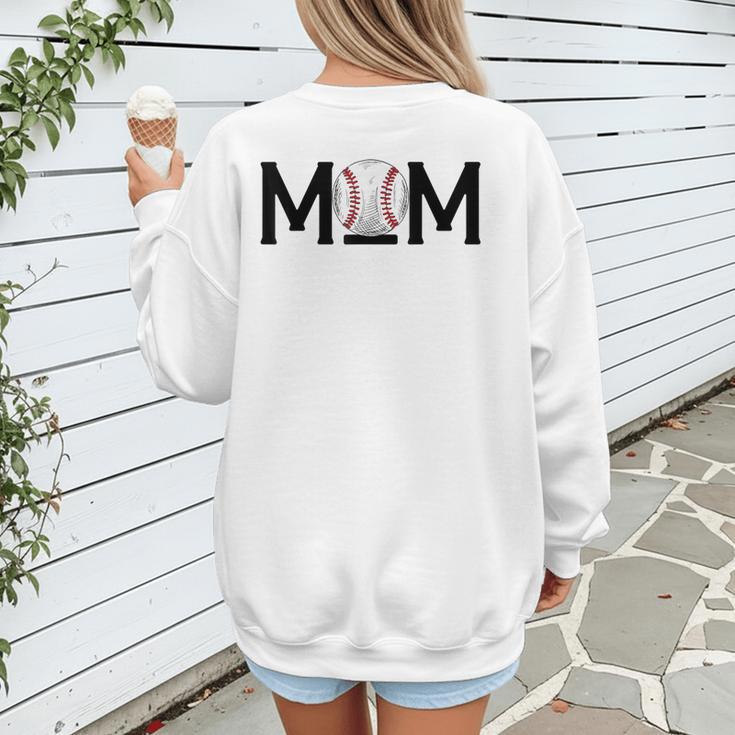 Loud & Proud Baseball Mom Softball Mother Women Mommy Women's Sweatshirt Back Print
