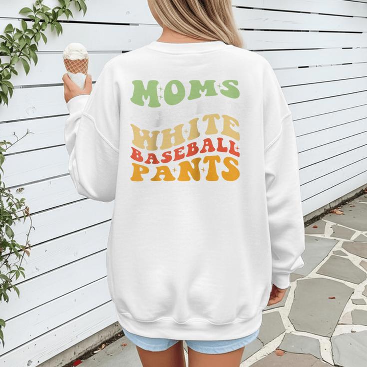 Moms Against Baseball Pants Retro Baseball Mom Raglan Baseball Tee Women's Sweatshirt Back Print Moms Against Baseball Pants Retro Baseball Mom Raglan Baseball Tee Women's Sweatshirt Back Print