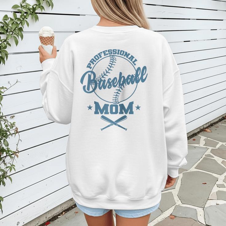 Professional Baseball Mom Team Sports Raglan Baseball Tee Women's Sweatshirt Back Print Professional Baseball Mom Team Sports Raglan Baseball Tee Women's Sweatshirt Back Print